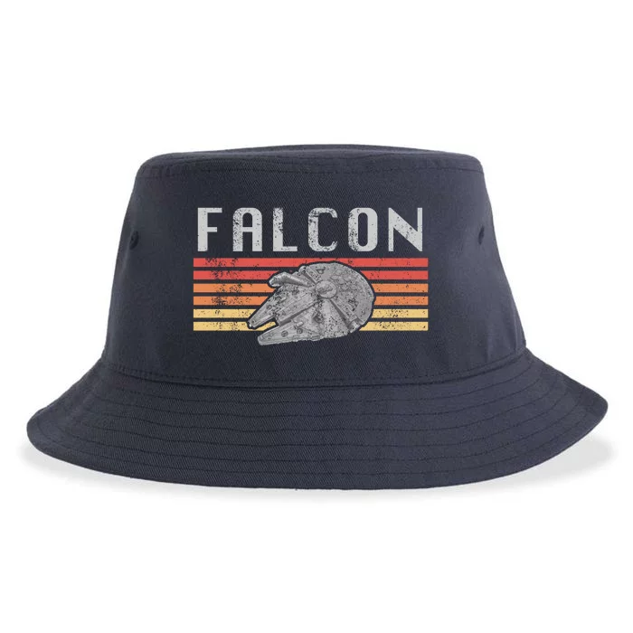 The Falcon Retro Vintage Sustainable Bucket Hat