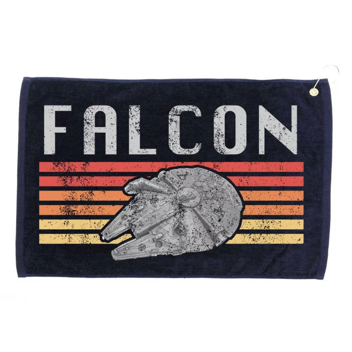 The Falcon Retro Vintage Grommeted Golf Towel