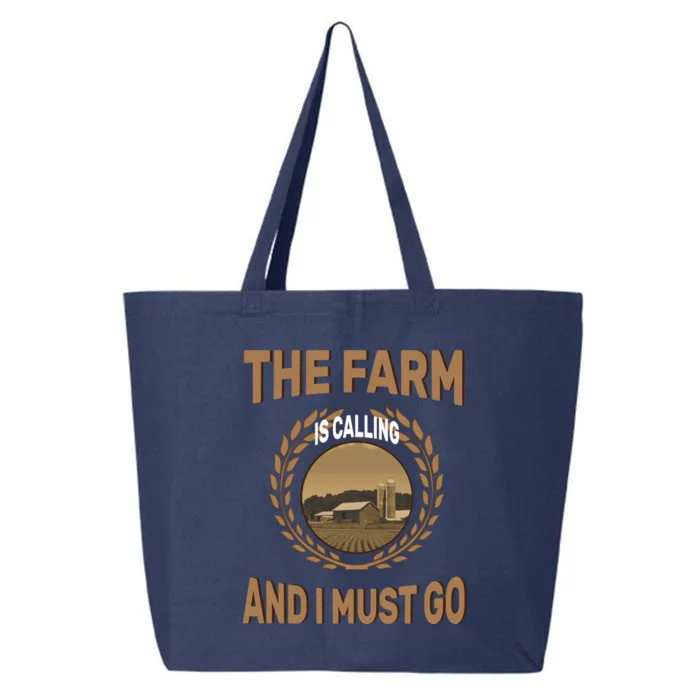 The Farm Is Calling And I Must Go 25L Jumbo Tote