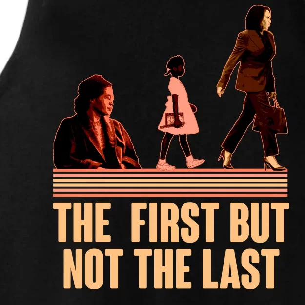 The First But Not the Last Rosa Parks Ruby Bridges Kamala Harris Ladies Tri-Blend Wicking Tank