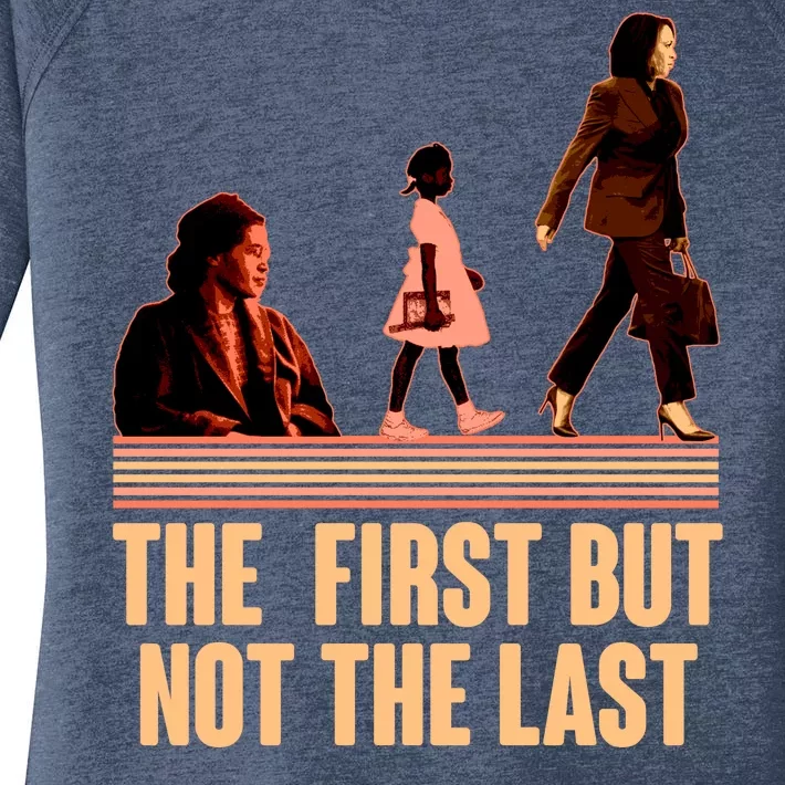 The First But Not the Last Rosa Parks Ruby Bridges Kamala Harris Women's Perfect Tri Tunic Long Sleeve Shirt