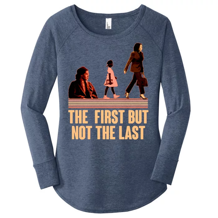 The First But Not the Last Rosa Parks Ruby Bridges Kamala Harris Women's Perfect Tri Tunic Long Sleeve Shirt