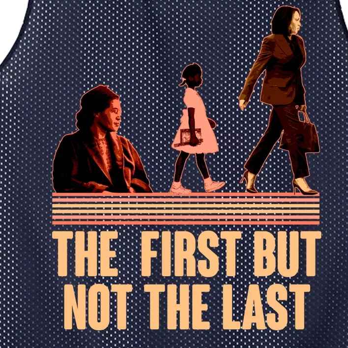 The First But Not the Last Rosa Parks Ruby Bridges Kamala Harris Mesh Reversible Basketball Jersey Tank