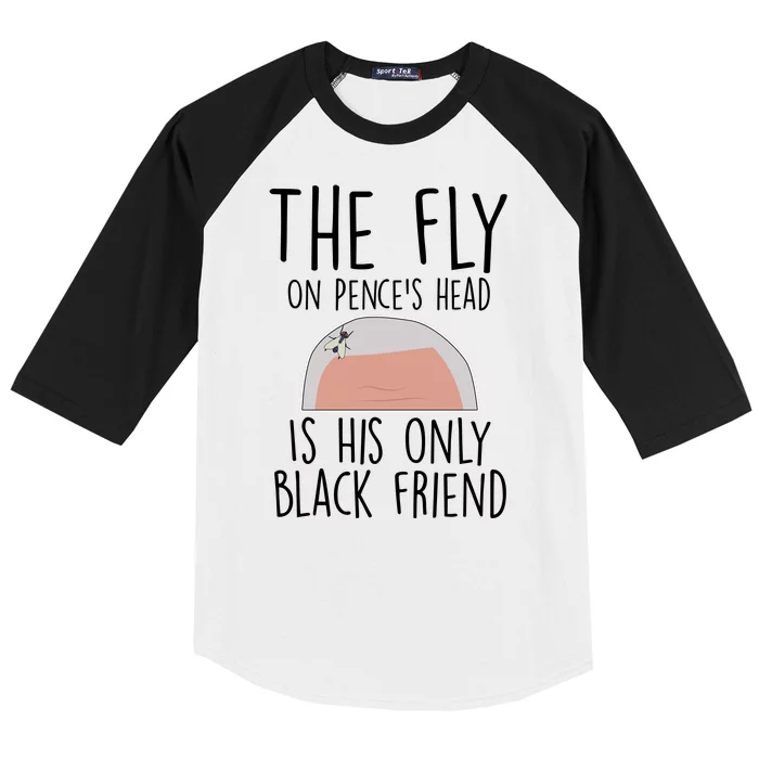 The Fly On Pence's Head Is His Only Black Friend Baseball Sleeve Shirt