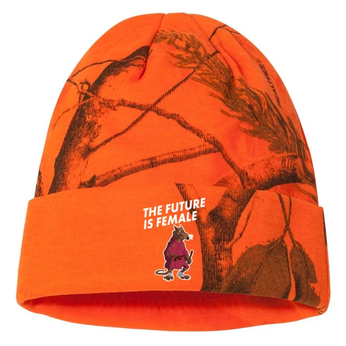 The Future Is Female Funny Splinter Meme Kati - 12in Camo Beanie