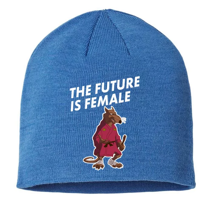 The Future Is Female Funny Splinter Meme 8 1/2in Sustainable Knit Beanie