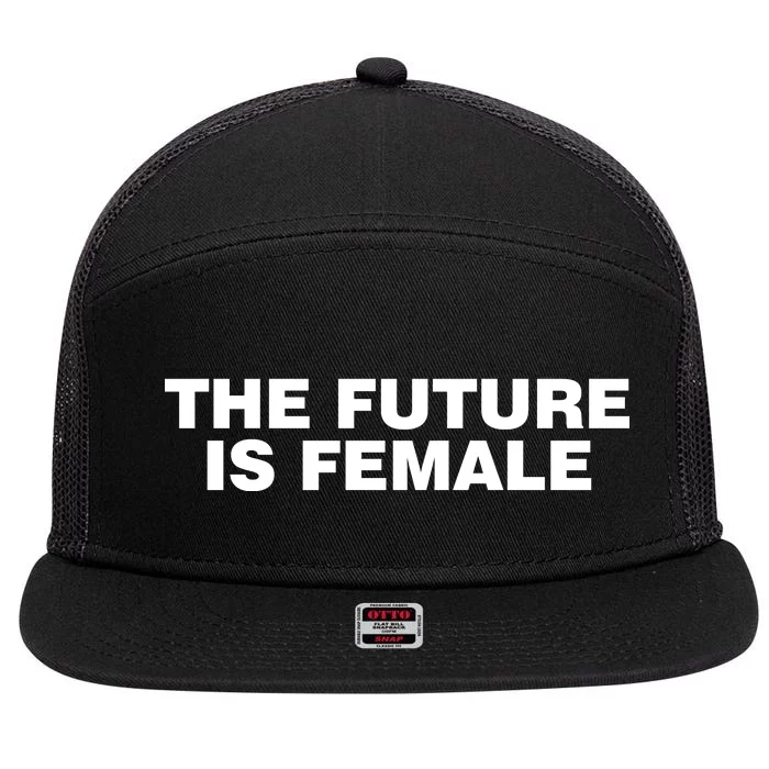 The Future Is Female Womens Rights 7 Panel Mesh Trucker Snapback Hat