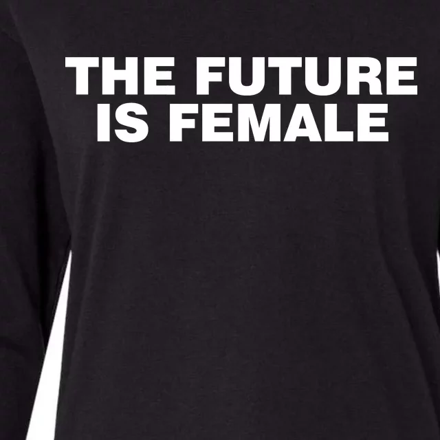 The Future Is Female Womens Rights Womens Cotton Relaxed Long Sleeve T-Shirt