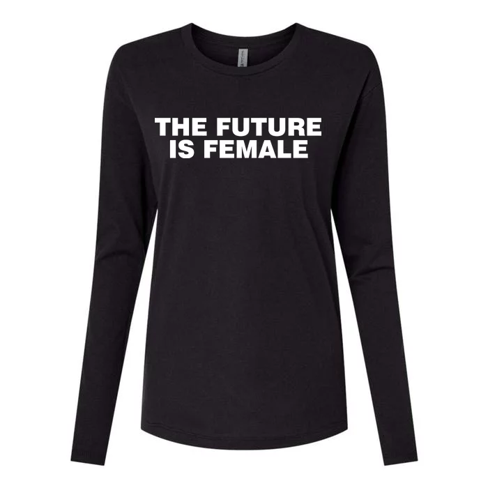 The Future Is Female Womens Rights Womens Cotton Relaxed Long Sleeve T-Shirt