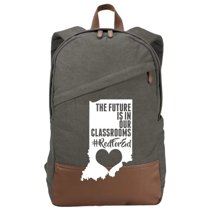 The Future Is In Our Classroom #REDFORED Cotton Canvas Backpack