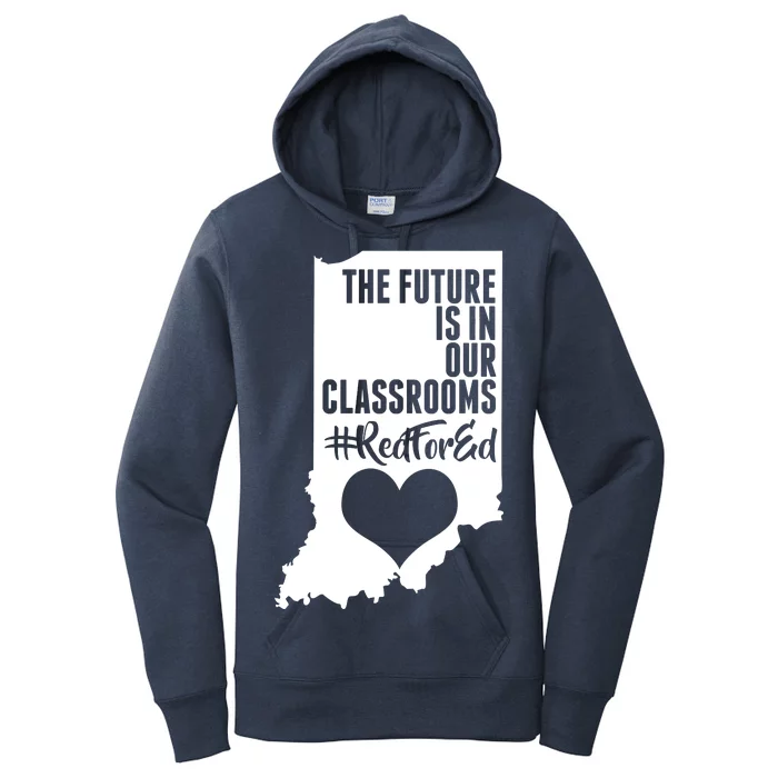 The Future Is In Our Classroom #REDFORED Women's Pullover Hoodie