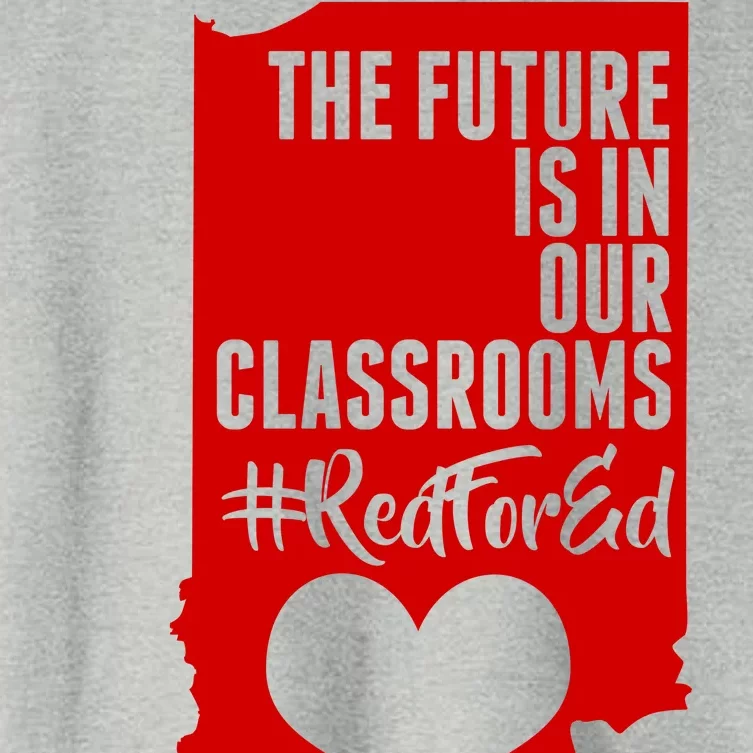 The Future Is In Our Classroom #REDFORED Women's Crop Top Tee