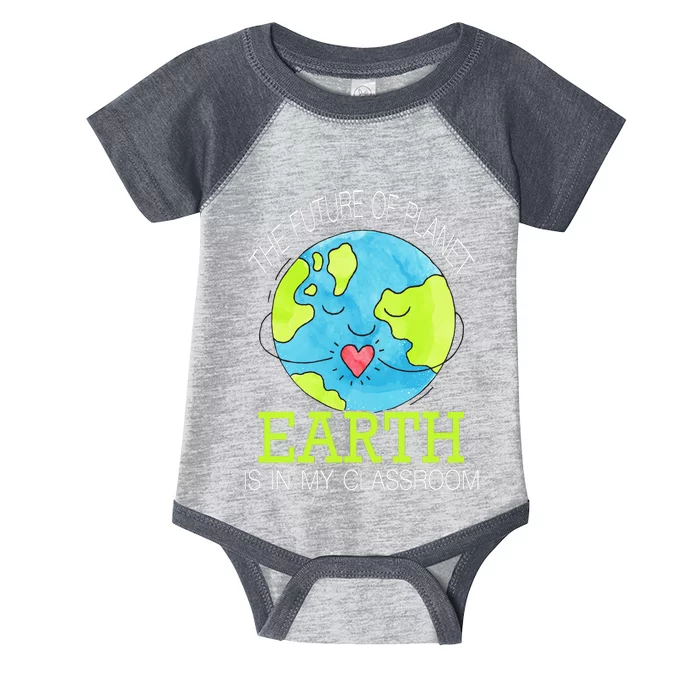 The Future Of Planet Earth Is In My Classroom Infant Baby Jersey Bodysuit