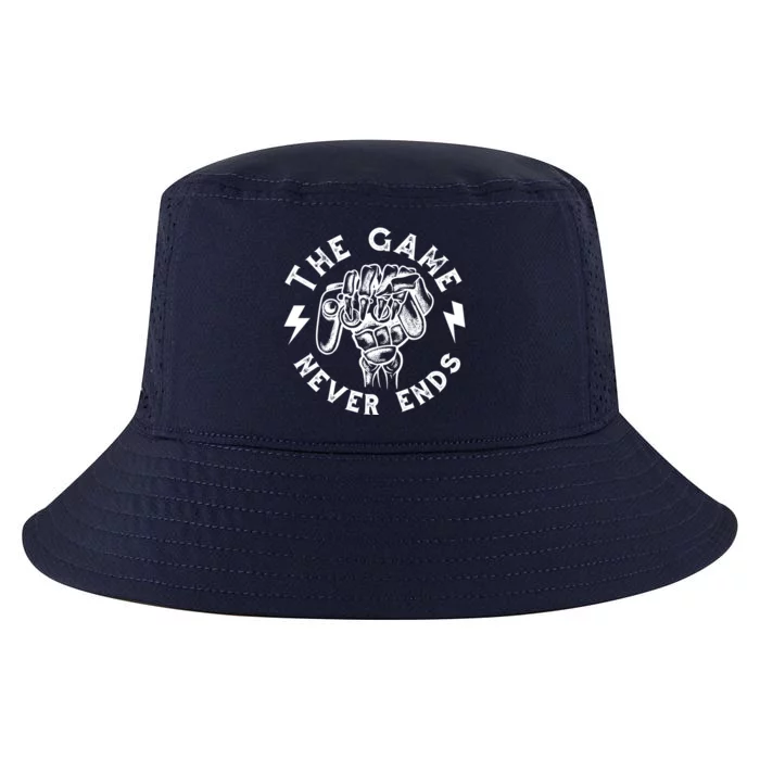 The Game Never Ends Cool Comfort Performance Bucket Hat