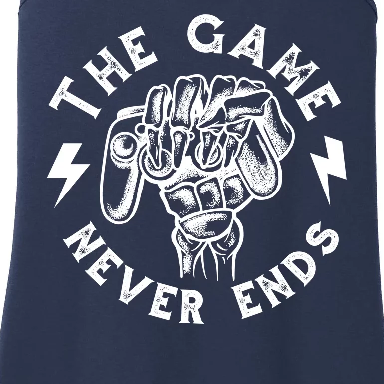 The Game Never Ends Ladies Essential Tank