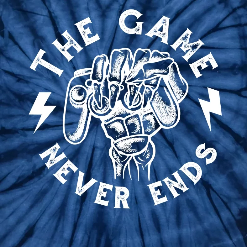 The Game Never Ends Tie-Dye T-Shirt