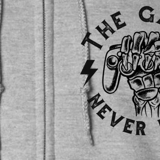 The Game Never Ends Full Zip Hoodie