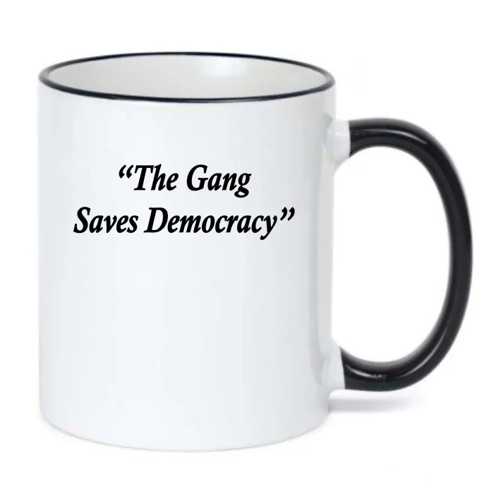 The Gang Saves Democracy Philadelphia Black Color Changing Mug