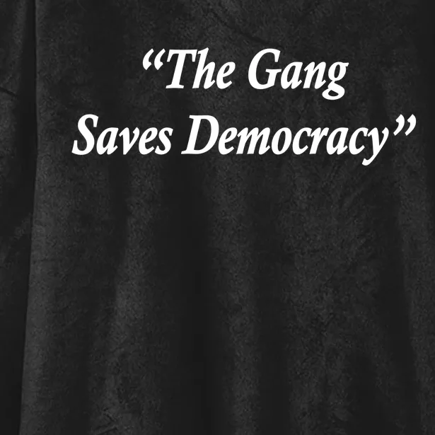 The Gang Saves Democracy Philadelphia Hooded Wearable Blanket