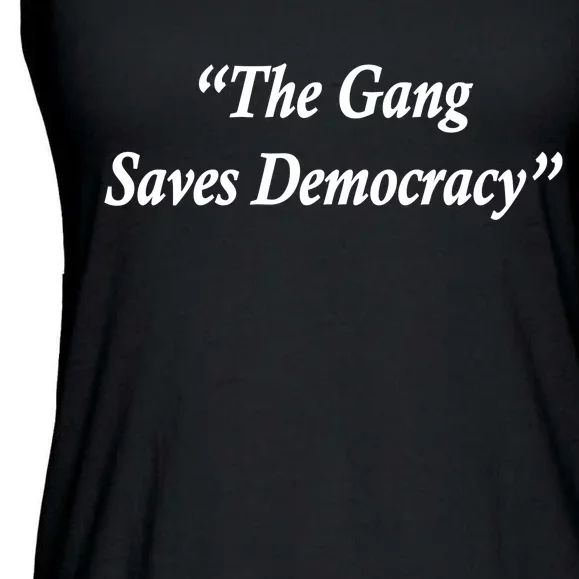 The Gang Saves Democracy Philadelphia Ladies Essential Flowy Tank