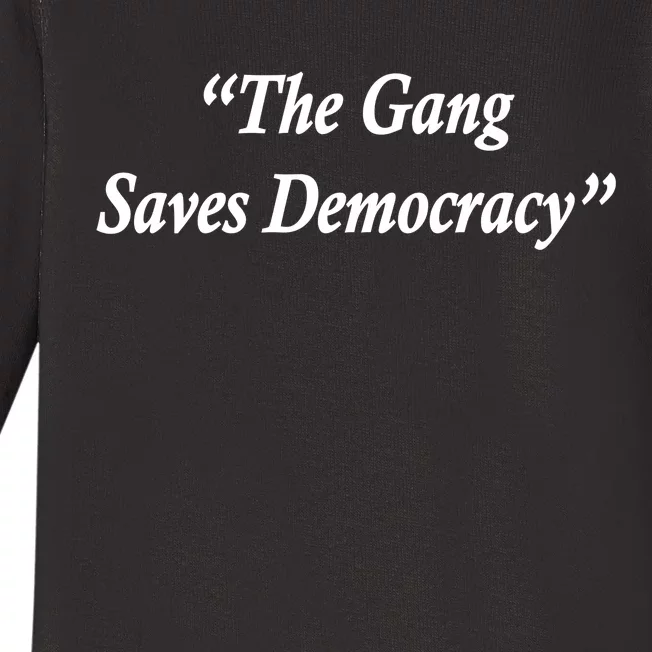 The Gang Saves Democracy Philadelphia Baby Long Sleeve Bodysuit