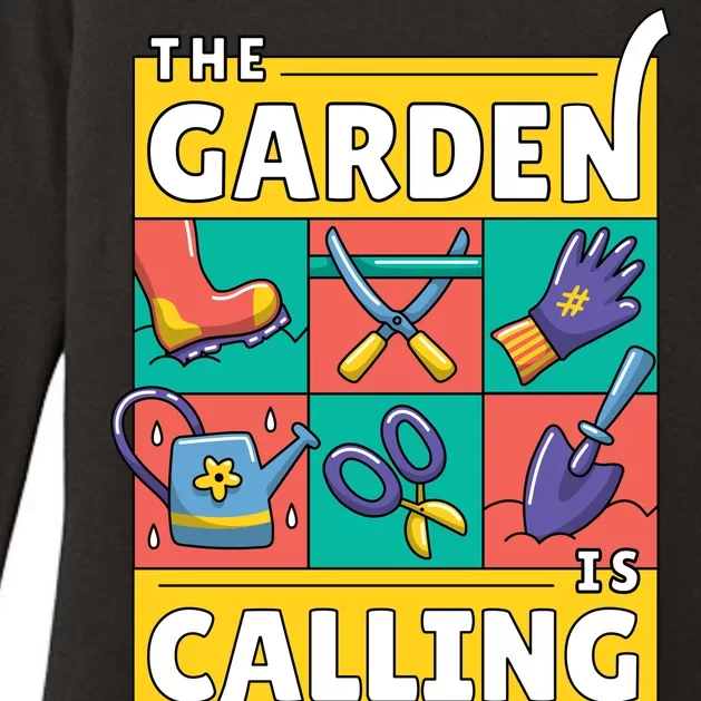 The Garden Is Calling Womens CVC Long Sleeve Shirt