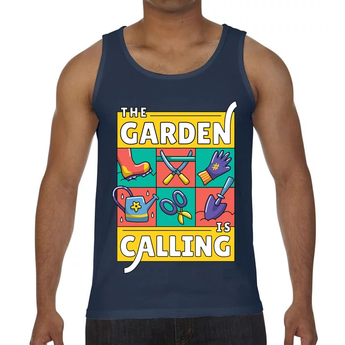 The Garden Is Calling Comfort Colors® Tank Top