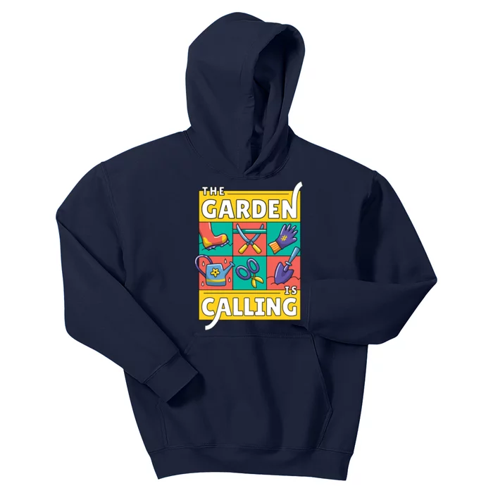 The Garden Is Calling Kids Hoodie