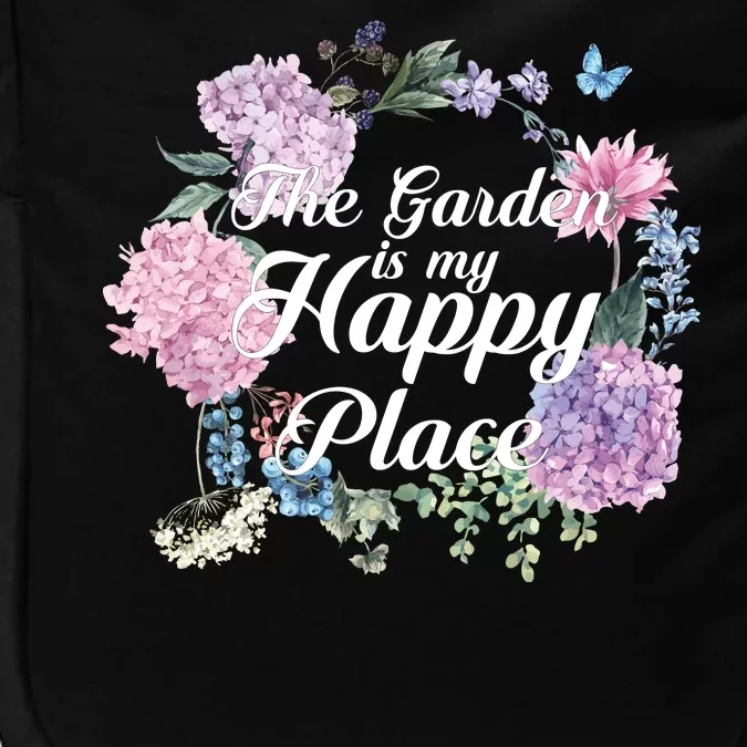 The Garden Is My Happy Place Impact Tech Backpack