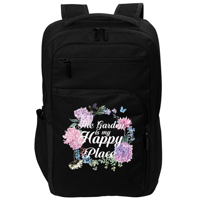 The Garden Is My Happy Place Impact Tech Backpack