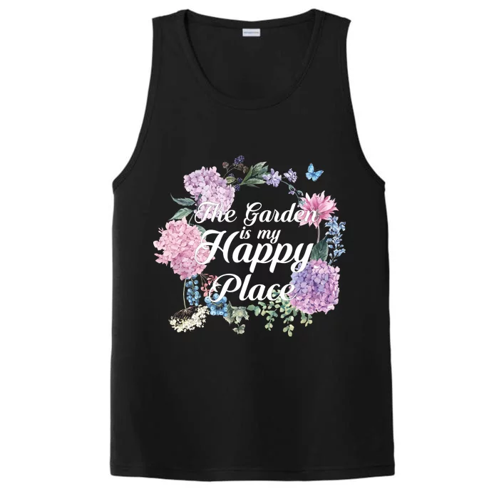 The Garden Is My Happy Place Performance Tank