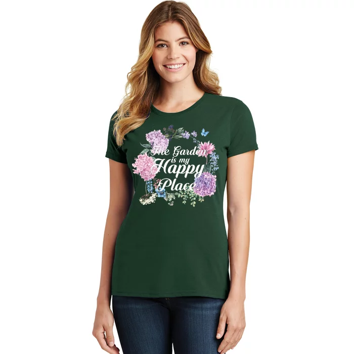 The Garden Is My Happy Place Women's T-Shirt