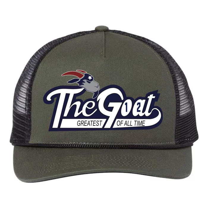 The Goat 12 Greatest Of All Time Retro Rope Trucker Hat Cap