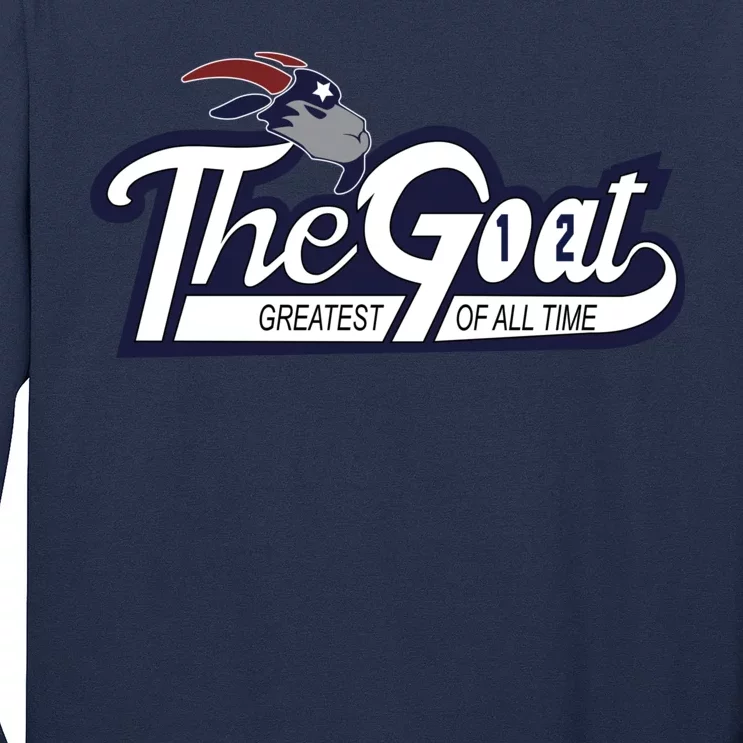 The Goat 12 Greatest Of All Time Long Sleeve Shirt