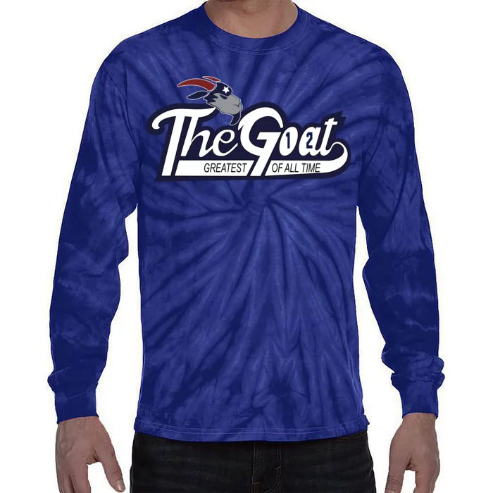 The Goat 12 Greatest Of All Time Tie-Dye Long Sleeve Shirt