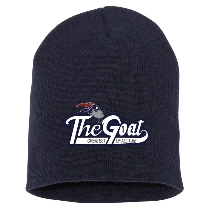 The Goat 12 Greatest Of All Time Short Acrylic Beanie