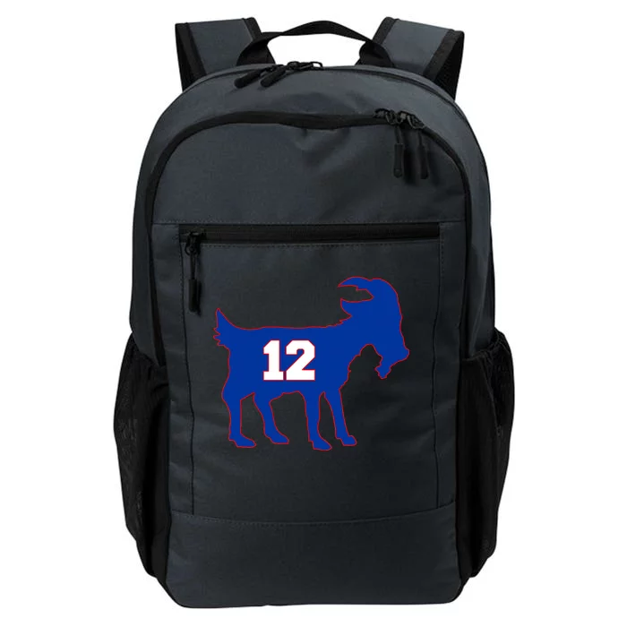 The Goat #12 New England Fan Football QB Daily Commute Backpack