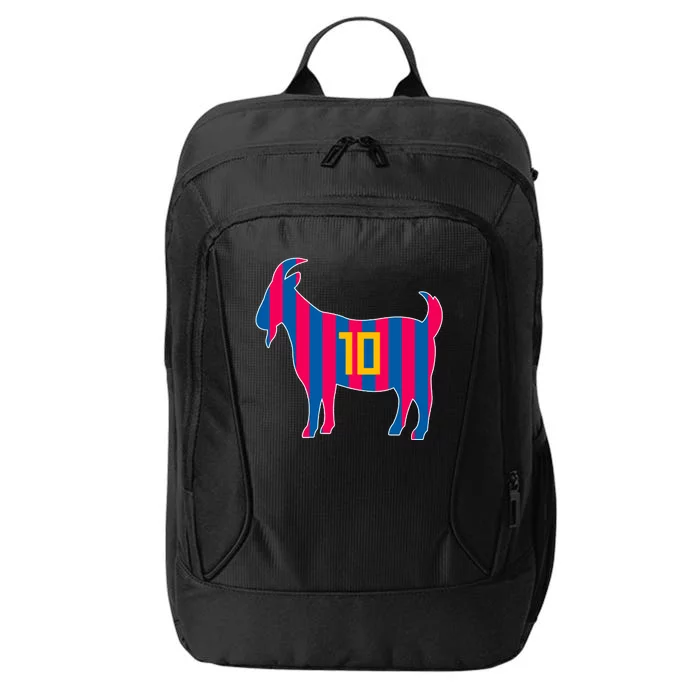 The Goat Messi 10 Greatest Of All Time City Backpack