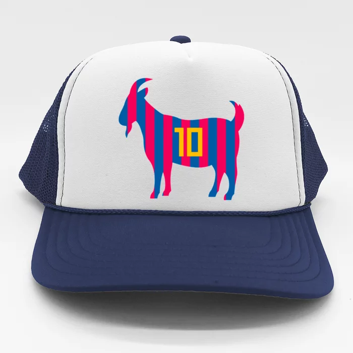 The Goat Messi 10 Greatest Of All Time Trucker Hat