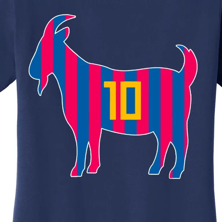 The Goat Messi 10 Greatest Of All Time Women's T-Shirt