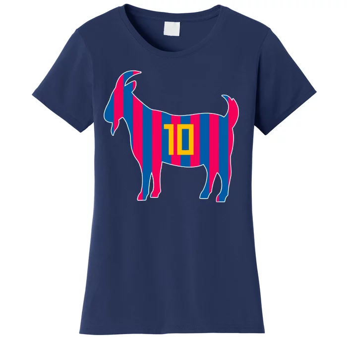 The Goat Messi 10 Greatest Of All Time Women's T-Shirt