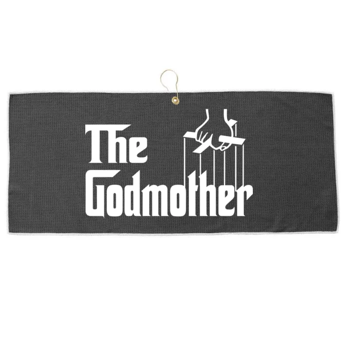 The Godmother Logo Large Microfiber Waffle Golf Towel