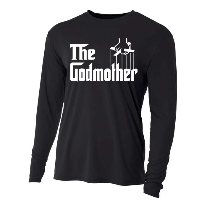 The Godmother Logo Cooling Performance Long Sleeve Crew