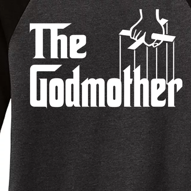 The Godmother Logo Women's Tri-Blend 3/4-Sleeve Raglan Shirt