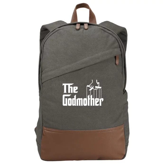 The Godmother Logo Cotton Canvas Backpack