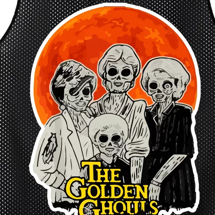 The Golden Ghouls Mesh Reversible Basketball Jersey Tank