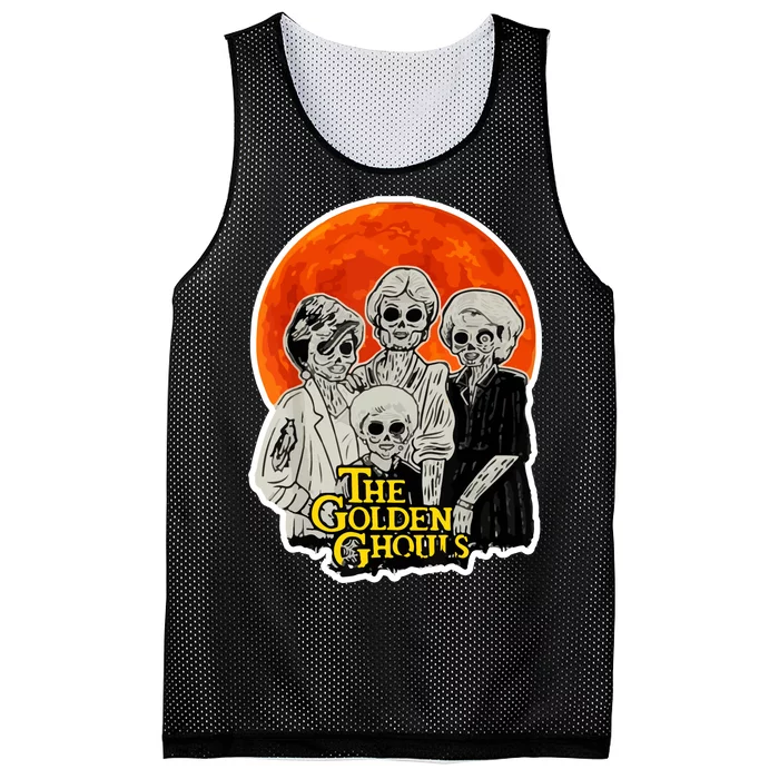 The Golden Ghouls Mesh Reversible Basketball Jersey Tank