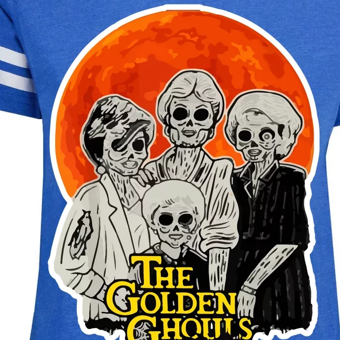 The Golden Ghouls Enza Ladies Jersey Football T-Shirt