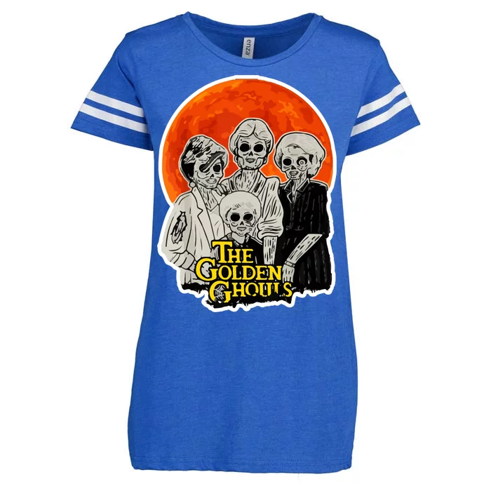 The Golden Ghouls Enza Ladies Jersey Football T-Shirt