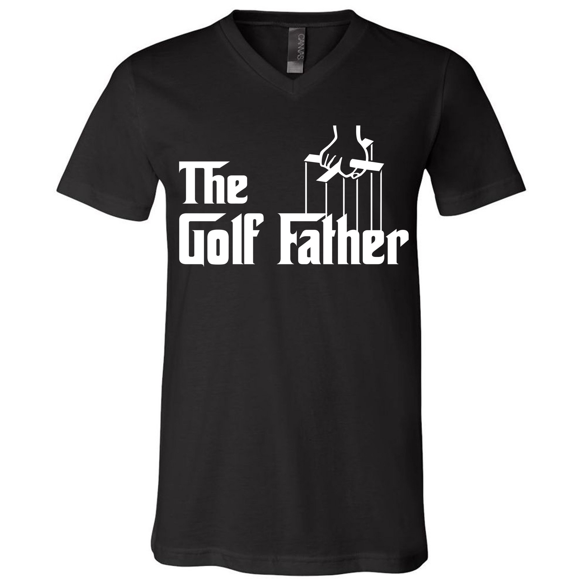 baard Partina City Havoc The Golf Father V-Neck T-Shirt | TeeShirtPalace